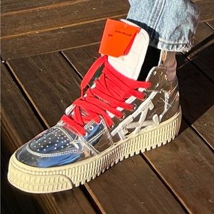 OFF-WHITE 3.0 off court metallic high tops